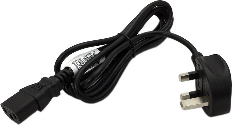Power cable for an uninterrupted flow of AC 220 v 240 v Current